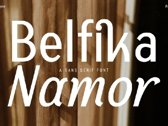 Belfika Namor font