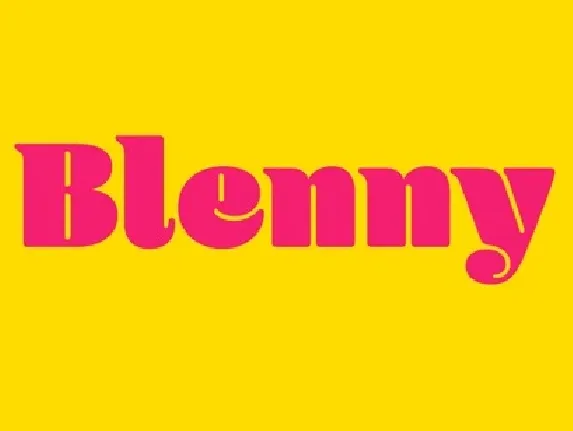 Blenny font