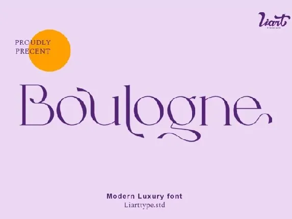 Boulogne font