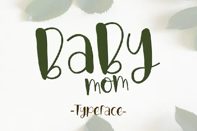 Babymom font