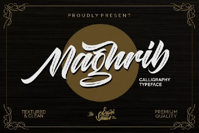 Maghrib font