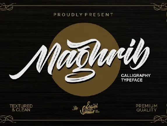 Maghrib font