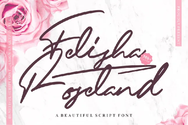 Felisha Roseland Script font