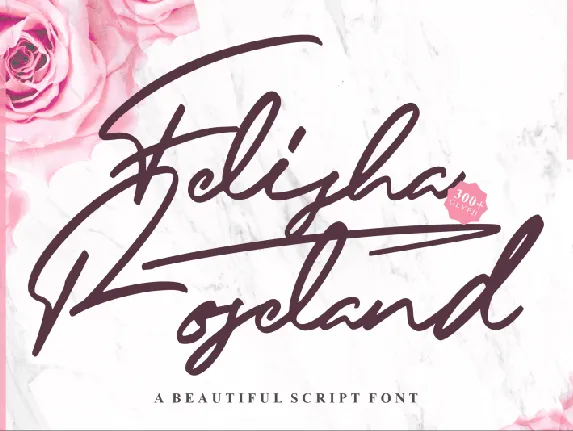 Felisha Roseland Script font