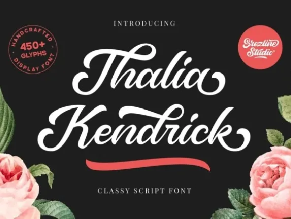 Thalia Kendrick font