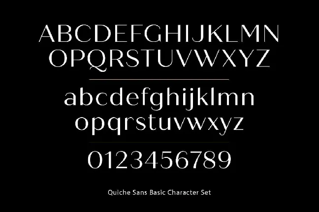 Quiche Sans font