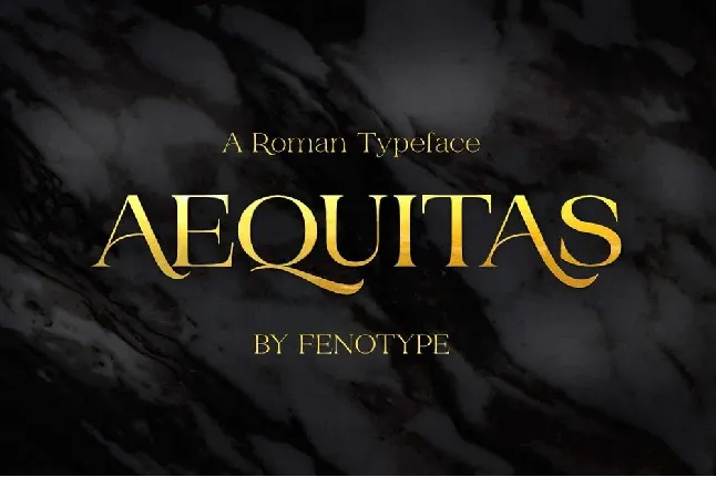 Aequitas font