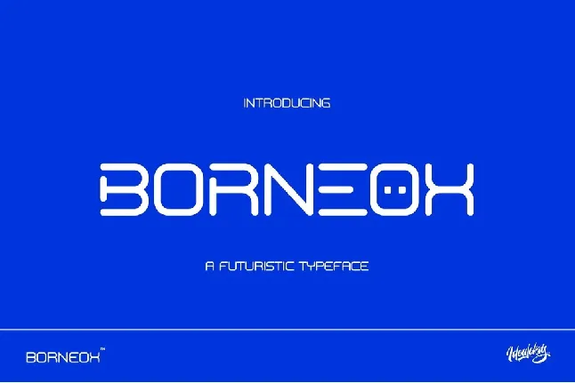 Borneox font