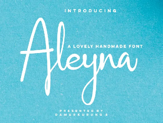 Aleyna font