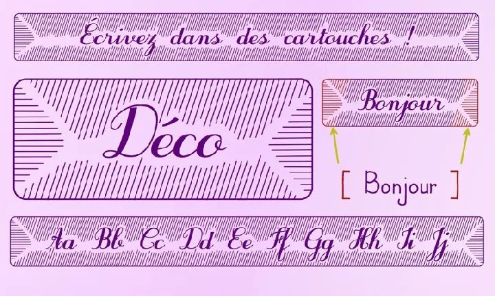 Purple DecoDemo font