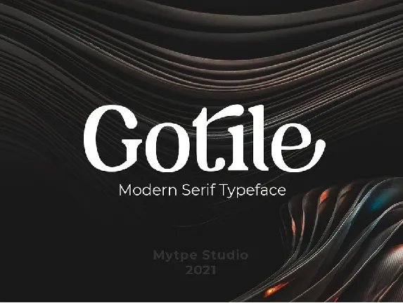 Gotile font