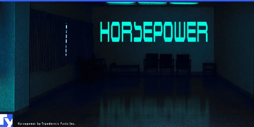 Horsepower font