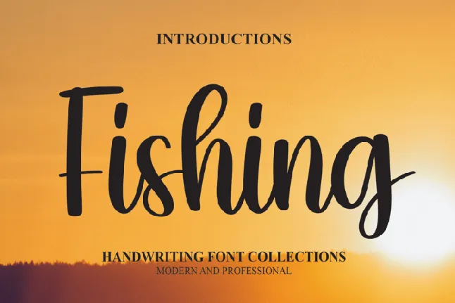 Fishing font