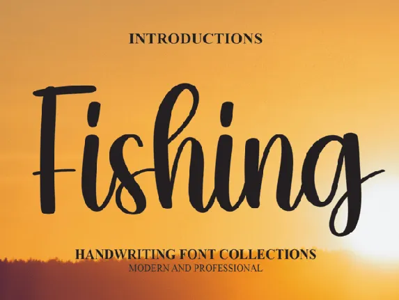 Fishing font