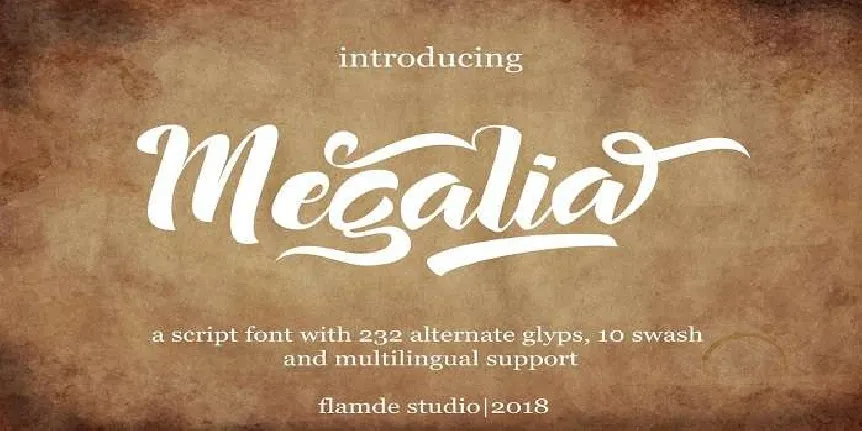 Megalia font