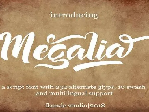 Megalia font