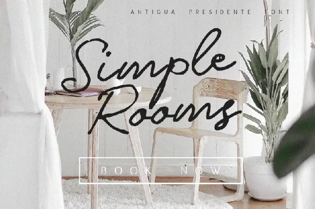 Antigua Presidente Script font