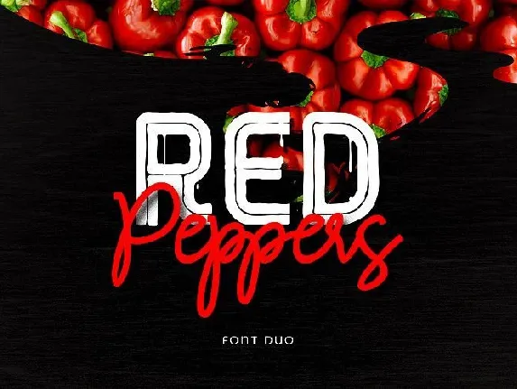 Red Peppers Duo font