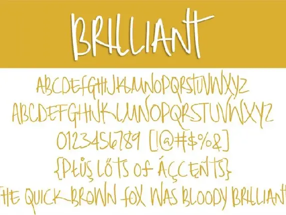 Brilliant font