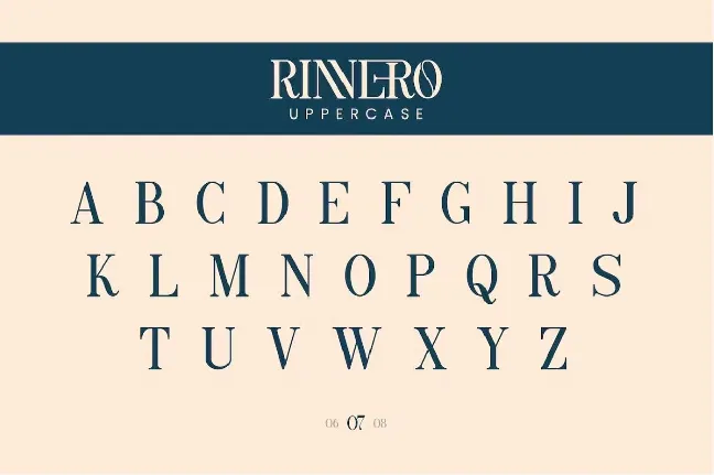 Rinnero font