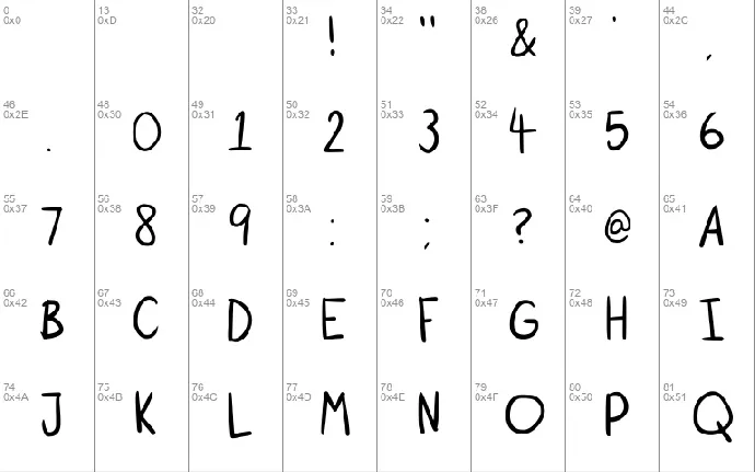 Fran Handwrite font