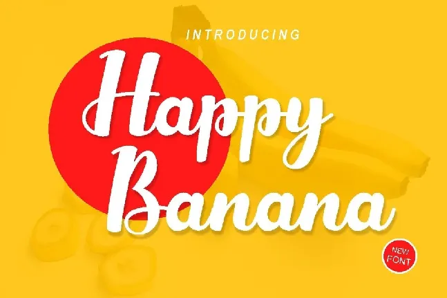 Happy Banana font