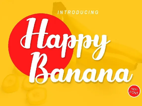 Happy Banana font