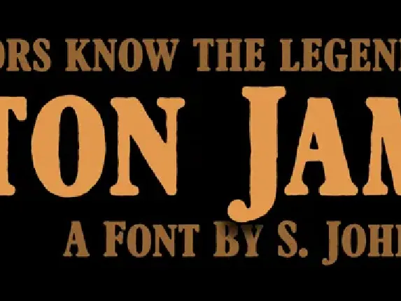 Afton James font