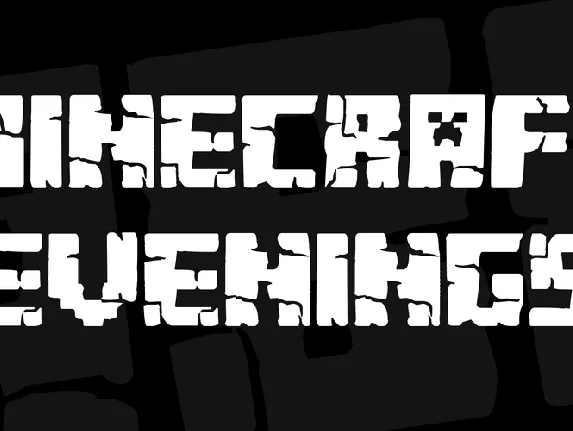 Minecraft Evenings font