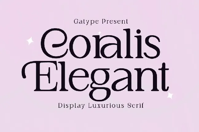 Coralis Elegant font