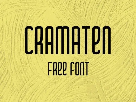 Cramaten Free Display font