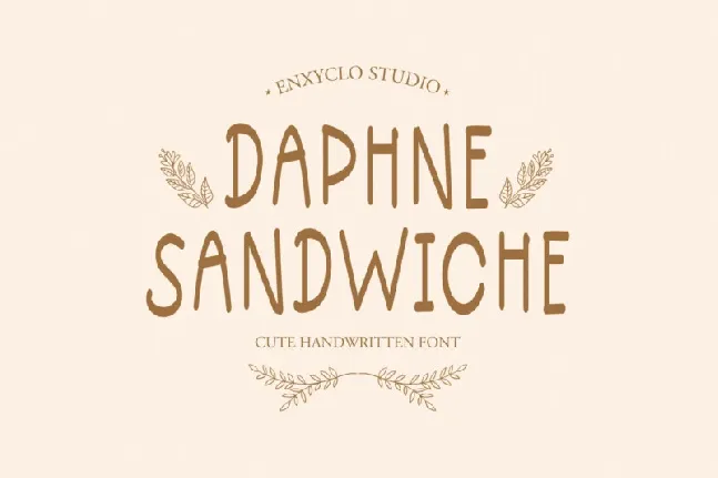 Daphne Sandwiche font