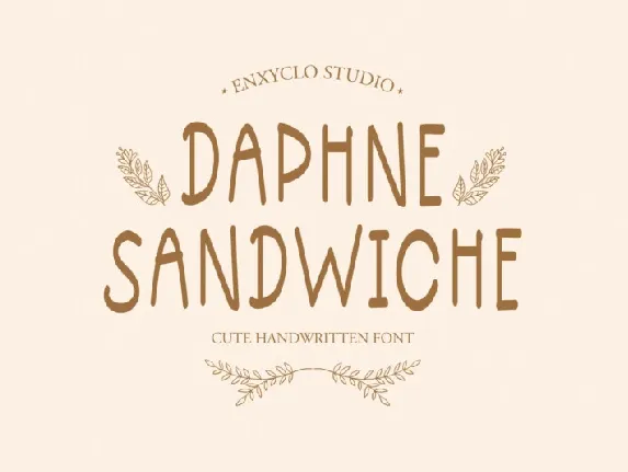 Daphne Sandwiche font