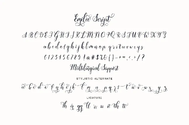 Emila font