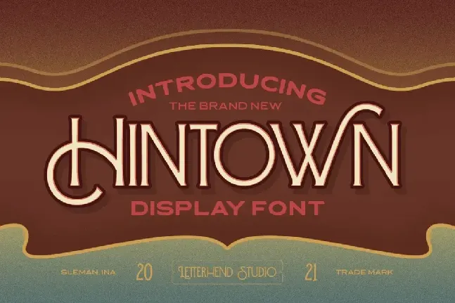 Hintown font