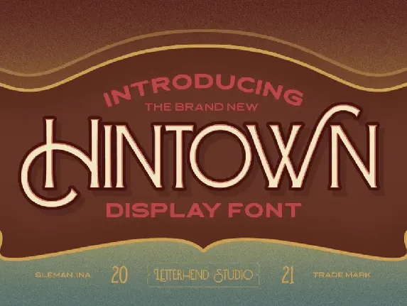 Hintown font