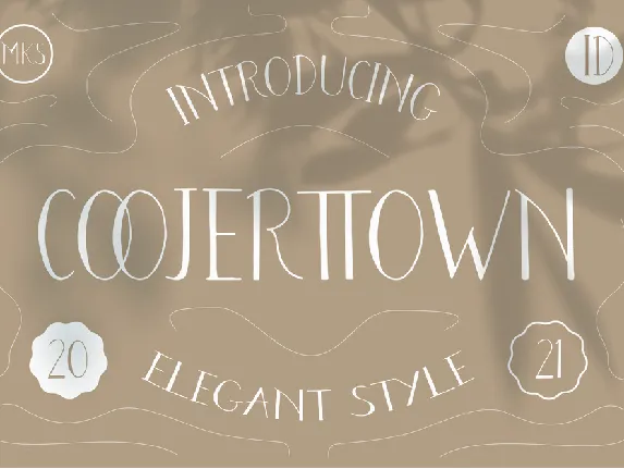 Coojertown Display font