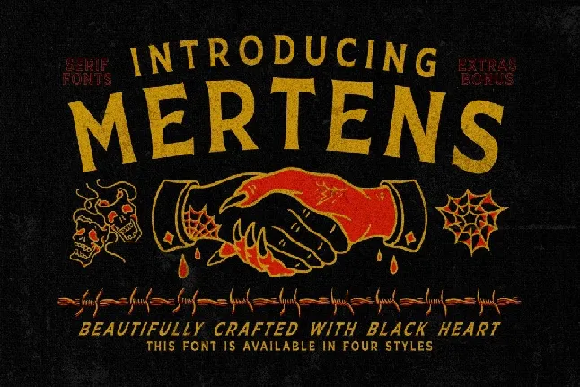 Mertens Demo font