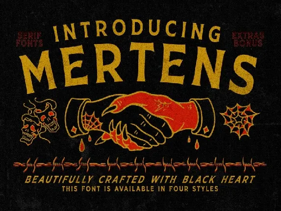 Mertens Demo font