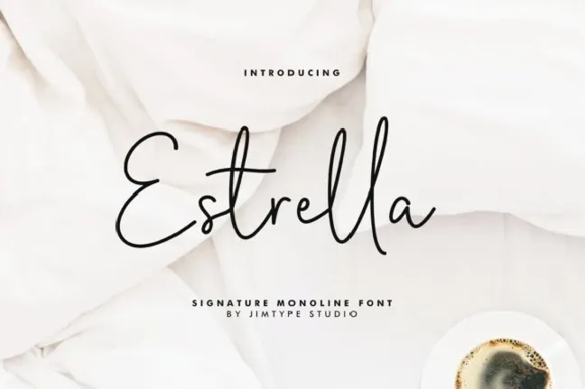 Estrella Script font