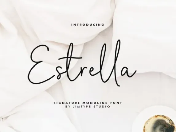 Estrella Script font