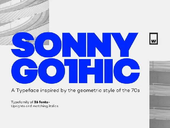 Sonny Gothic Family font