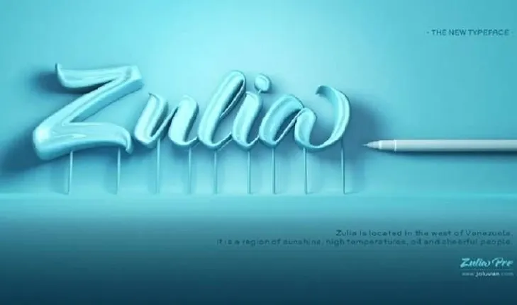 Zulia Free font