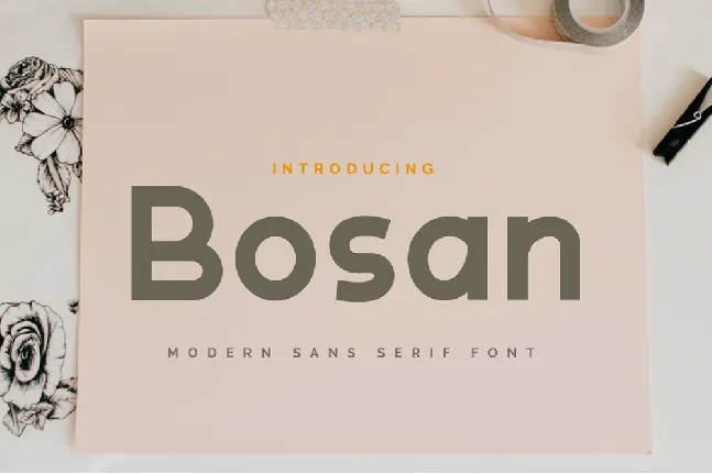 Bosan font