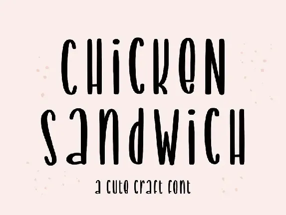 ChickeN SandWich font