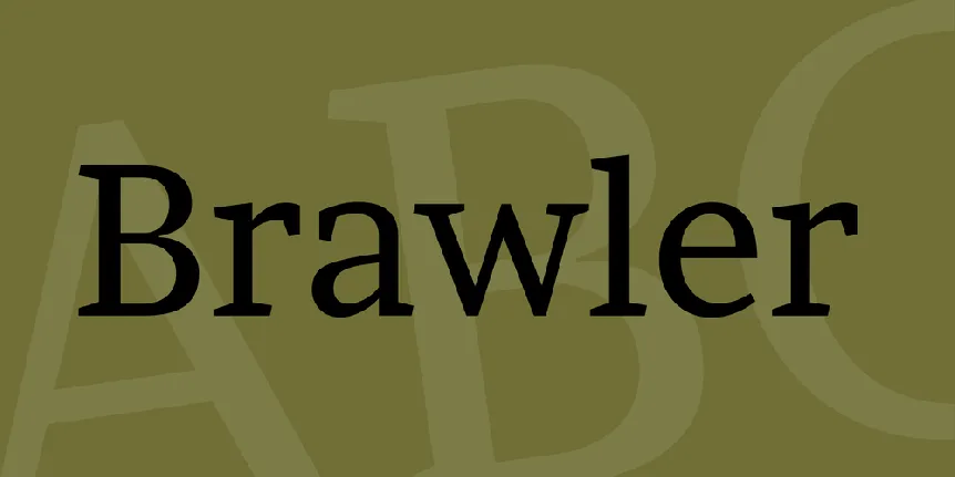 Brawler font