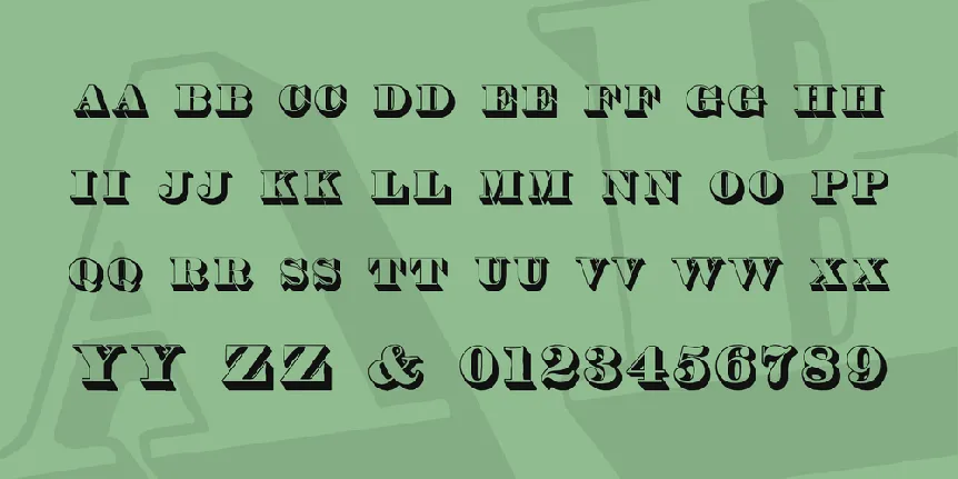 Thorne Shaded font