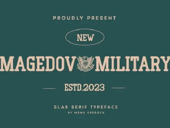 Magedov Military font