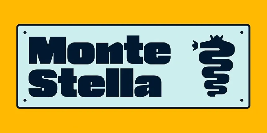 Monte Stella Family font