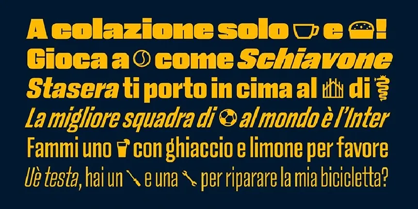 Monte Stella Family font